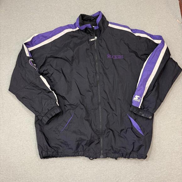 Starter Other - Vintage 1990s Colorado Rockies Starter Jacket XL Ultra Rare MLB